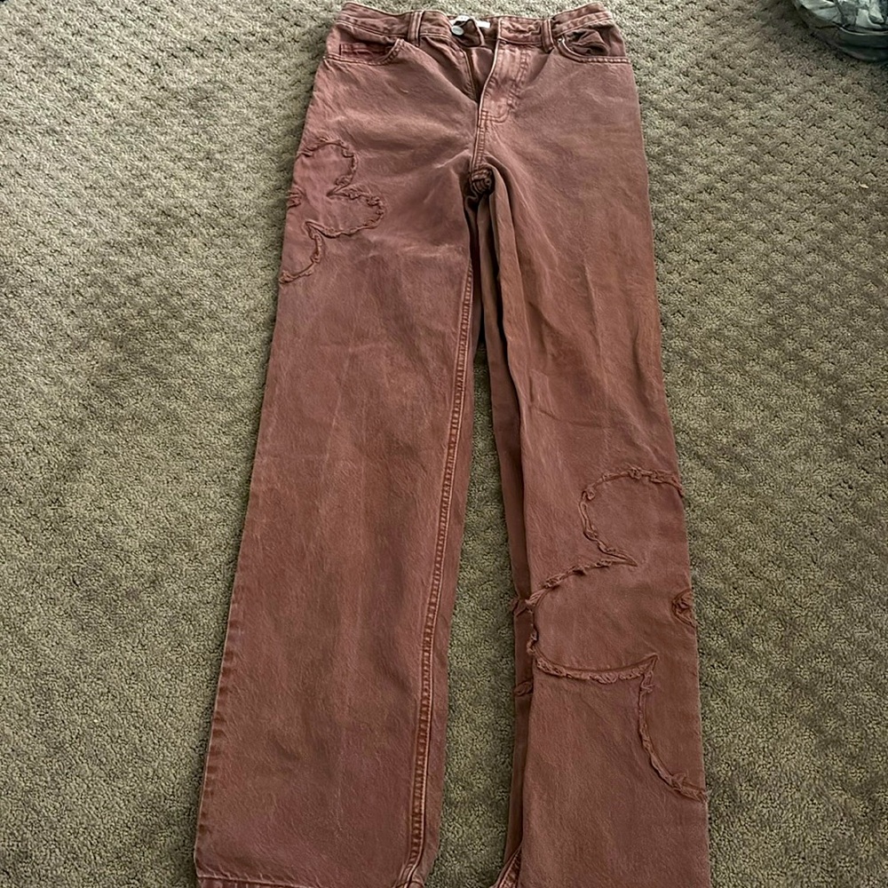 Pacsun burgundy jeans